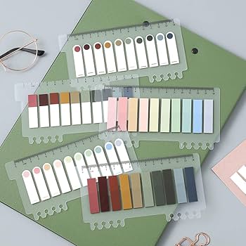 Amazon | Toosunny 1200枚 タブ 60色 スティッキーインデックス